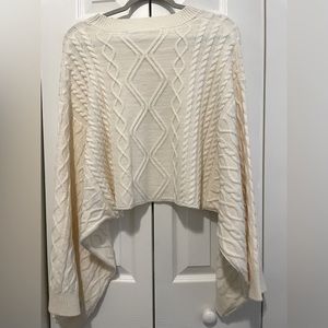 Chunky Cable Knit Cropped Sweater